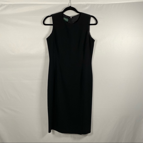 NEW Ralph Lauren Black Sheath Dress SZ 4 - Picture 4 of 5